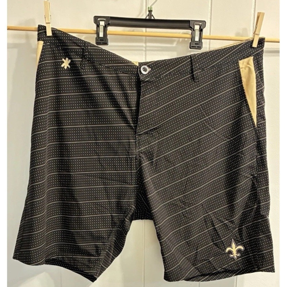 NFL Team Apparel Men's Sz 40  New Orleans Saints Shorts